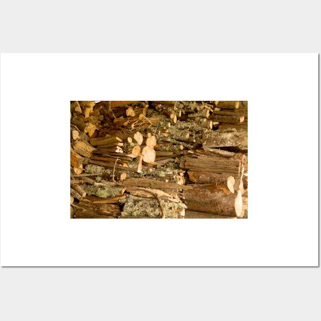 blb firewood Wall Art by pcfyi